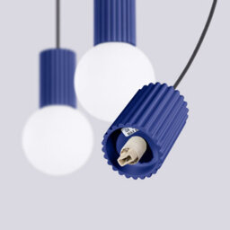 Sollux Lighting Halo Aluminum/glass Ultramarine 3 Lights Modern Pendant Lamps - thumbnail 7