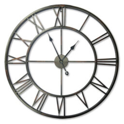 Walplus Roman Numerals No. 56 Oversized Metal Large Wall Clock For Home & Office, Hallway And Livingroom - thumbnail 5