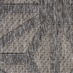 Outdoor Rug, Optical (3D) Diningroom Rug, Dark Grey Outdoor Rug, Stain-Resistant Kitchen Abstract Rug-160Cm X 221Cm - thumbnail 5