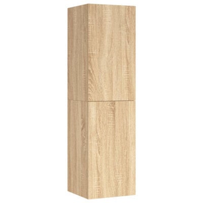 Berkfield Sturdy Tv Cabinet Sonoma Oak 30.5X30X110 Cm Engineered Wood - image 1
