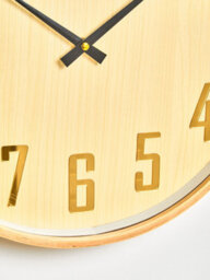 Orsina Functional Natural Wall Clock, Sleek And Sturdy Wall Clock For Kitchen, Versatile Clock For Indoor Outdoor - thumbnail 5