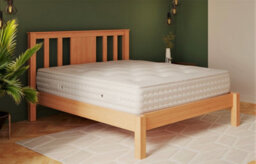 Mia Solid Wooden Bedframe 4Ft Double 5Ft King In Oak Finish Headboard Included - thumbnail 5