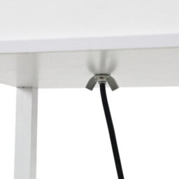 Homcom Floor Lamp Reading Lamp With 3-Tier Storage Shelf For Home Office White - thumbnail 8