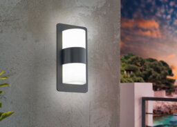 Eglo Cistierna Grey Metal Ip44 Outdoor Wall Light, (D) 18Cm - thumbnail 4