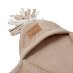 Clair De Lune Oatmeal Star Fleece Wrap Blanket 0-6 Months - thumbnail 2