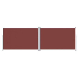 Walplus Retractable Side Awning Garden Sun Shade Canopy Gazebo For Back Door, Porch, Patio Brown 200X600 Cm - thumbnail 2