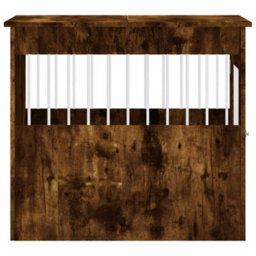 Walplus Smoked Oak Dog Crate Furniture 64.5X80X71 Cm Engineered Wood - thumbnail 8