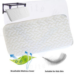 TheWhiteWater Limited Baby Travel Cot Mattress Sheet, Newborn Crib Travel Bed Mattress - 160 X 80 X 10 Cm - thumbnail 6