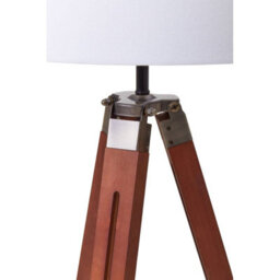 Orsina Tripod Floor Lamp With Brown Base, Adjustable Tall Standing Lamp, Modern Floor Lamp With Metal Struts - thumbnail 3