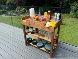 Charles Taylor Deluxe Davenport Utlity/bbq Table Large - thumbnail 4