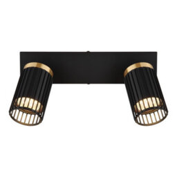 Luminosa Lighting Luminosa Korben Twin Ceiling Spotlight Matt Black 2X Gu10 - thumbnail 4