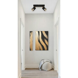 Luminosa Lighting Luminosa Korben Twin Ceiling Spotlight Matt Black 2X Gu10 - thumbnail 5