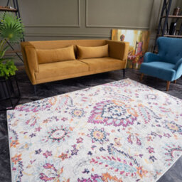 The Rugs Marrakech Collection Vintage Rugs In Multicolour  460 - thumbnail 5