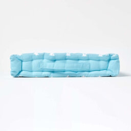 Homescapes Cotton Blue Stars Floor Cushion, 50 X 50 Cm - thumbnail 5