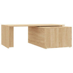 Berkfield Stylish Coffee Table Sonoma Oak 150X50X35 Cm Engineered Wood - thumbnail 7