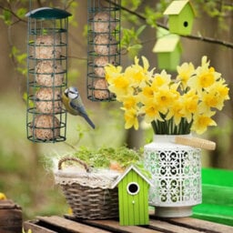 Bird Feeder  Set Of 2 Hanging Bird Feeding Kit Outdoor Garden Paddock Bird Seed Feeder Pet Supplies - thumbnail 6