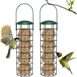 Bird Feeder  Set Of 2 Hanging Bird Feeding Kit Outdoor Garden Paddock Bird Seed Feeder Pet Supplies - thumbnail 4