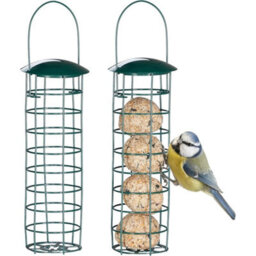 Bird Feeder  Set Of 2 Hanging Bird Feeding Kit Outdoor Garden Paddock Bird Seed Feeder Pet Supplies - thumbnail 1