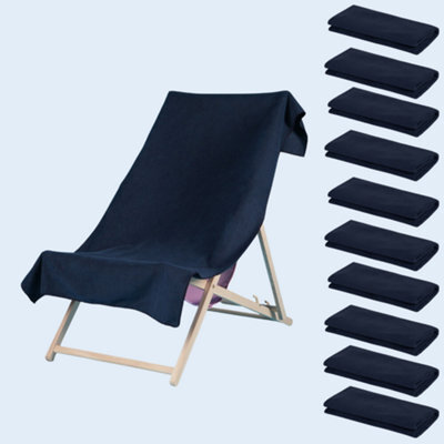 OHS 10 X Plain Microfiber Quick Dry Bath Beach Towel - image 1