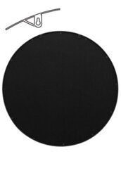 "Mirroroutlet - The Circulus - Black Metal Frame Round Garden Wall Mirror 39"" X 39"" (100 X 100 Cm)" - thumbnail 5