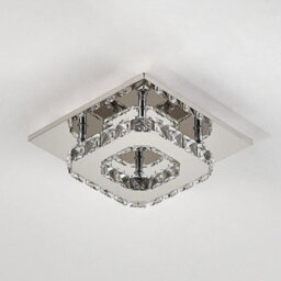 12W Modern Led Crystal Flush Ceiling Light - thumbnail 2