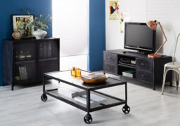 Buttercup Farm Small Sideboard - Metalica Iron - L40 X W90 X H80 Cm - thumbnail 4