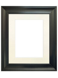 Frames By Post Scandi Black Frame With Ivory Mount For Image Size 9 X 6 - thumbnail 1
