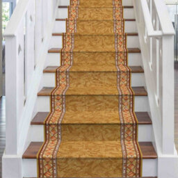 Cheops Stair Runner - Hardwearing, Non-Slip & Durable Carpet For Stairs & Staircases, Multiple Lengths - thumbnail 1