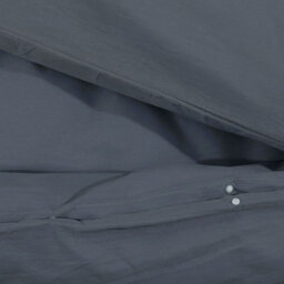 Walplus Duvet Cover Set Anthracite 260X220 Cm Cotton - thumbnail 8