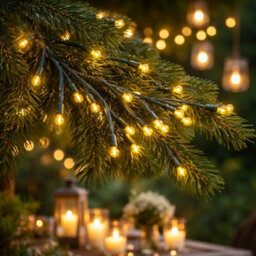 70 Led Solar Fairy String Lights Outdoor, Yellow Colour Led Garden Lights - thumbnail 2