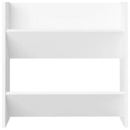 Berkfield Wall Shoe Cabinets 4 Pcs White 60X18X60 Cm Engineered Wood - thumbnail 6