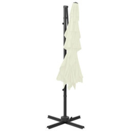 Walplus 4-Tier Garden Parasol With Aluminium Pole Sand 250X250 Cm - thumbnail 3