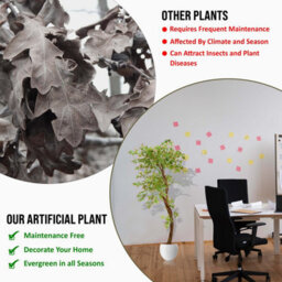 Crystals 150Cm Artificial Nandina Tree Realistic Indoor Faux Plant In Pot - thumbnail 6