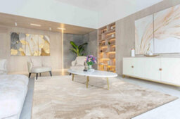 Elysium Modern Abstract Living Room Area Rug Metallic Sheen- Nebula Pearl 200Cm X 290Cm - thumbnail 2