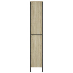 Berkfield Bookcase Sonoma Oak 50X31X169 Cm Engineered Wood - thumbnail 5