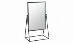 Dressing Table Vanity Mirror Free Standing Tabletop 22Cm Black