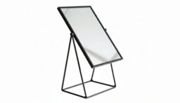 Dressing Table Vanity Mirror Free Standing Tabletop 22Cm Black - thumbnail 4