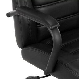 Xample True Innovations Back To School Office Chair Black Pu Upholstery Tilt Lock Adjustable Height Metal Arms 125Kg - thumbnail 4