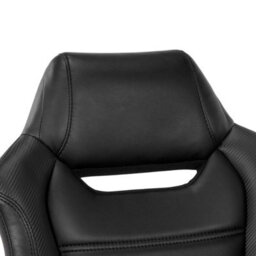 Xample True Innovations Back To School Office Chair Black Pu Upholstery Tilt Lock Adjustable Height Metal Arms 125Kg - thumbnail 5