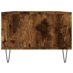 Berkfield Coffee Table Smoked Oak 90X50X36.5 Cm Engineered Wood - thumbnail 7