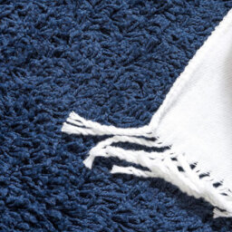 "Bravich Navy Thick Shaggy Rug - California - 160X230Cm (5'4""x7'8"")" - thumbnail 3
