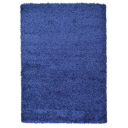 "Bravich Navy Thick Shaggy Rug - California - 160X230Cm (5'4""x7'8"")" - thumbnail 2
