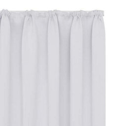 Deconovo Pencil Pleat Curtains Blackout Curtains Thermal Insulated Curtains For Kids Bedroom Silver White W55 X L69 Inch 2 Panels - thumbnail 8