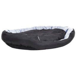 Berkfield Reversible & Washable Dog Cushion Grey And Black 150X120X25 Cm - thumbnail 8