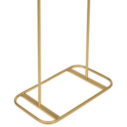 Wyld And Coco Luxehome Gold Iron Clothes Rail 171Cm Freestanding - Minimalist Metal Wardrobe Organiser - thumbnail 8