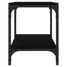 Walplus Tv Cabinet Black 40X33X41 Cm Engineered Wood And Steel - thumbnail 6