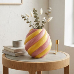 Garden Greatness Relica Swirl Flower Decorative Vase - thumbnail 1