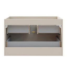 Heze Furniture Dalia Bathroom Cabinet 80Cm With 2 Drawers And Basin - Cashmere - thumbnail 6