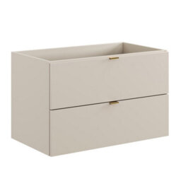Heze Furniture Dalia Bathroom Cabinet 80Cm With 2 Drawers And Basin - Cashmere - thumbnail 2