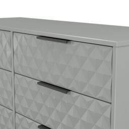 Anzio Matt Dusk Grey 6 Drawer Chest (H)737mm (W)1130mm (D)395mm - thumbnail 4
